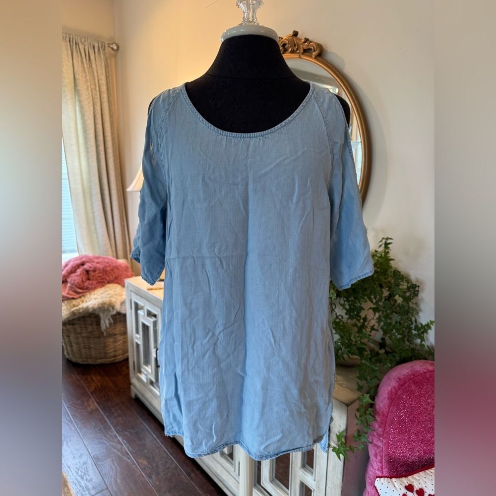 Denim shirts/tunic size small